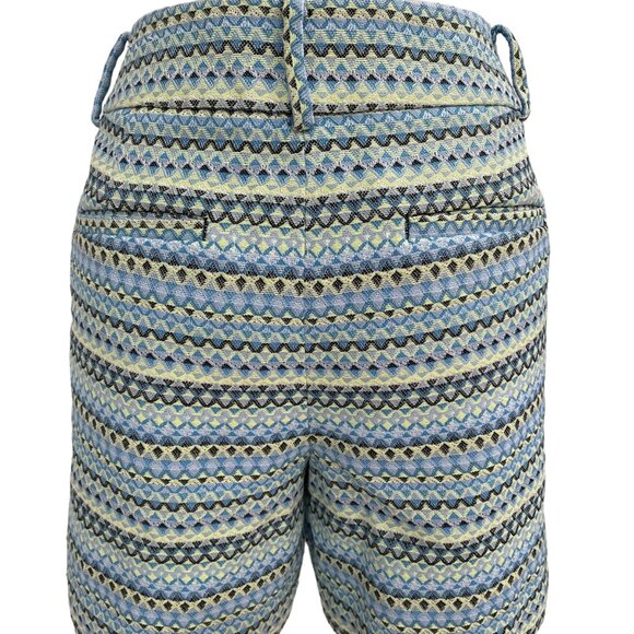 Ann Taylor Loft Woven Patterned Shorts 10 Cotton Blend, Summer Casual Boho Chic - Picture 6 of 11